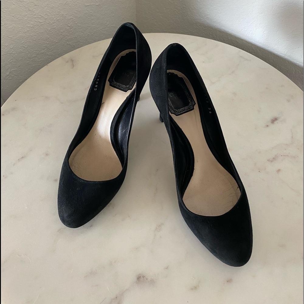 Black Suede Christian Dior Heels!